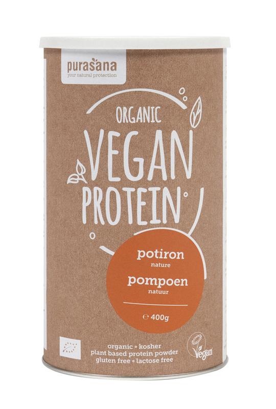 Purasana Purasana Vegan proteine pompoen/potiron bio (400 gr)