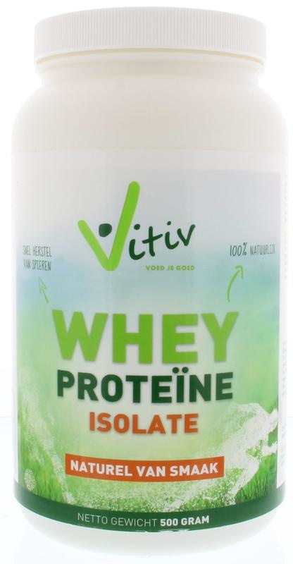 Vitiv Vitiv Whey proteine isolaat (500 gr)