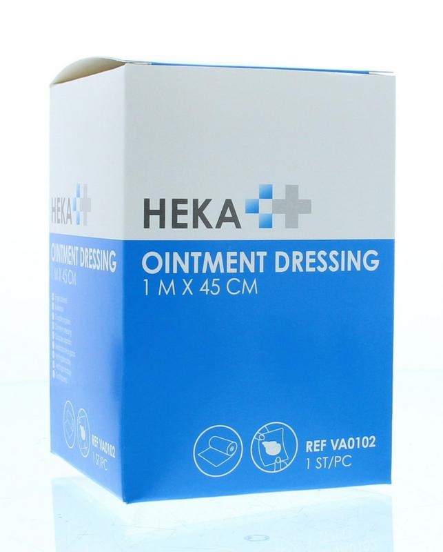 Heka Heka Ointment dressing/Engels pluksel 1m x 45cm (1 st)