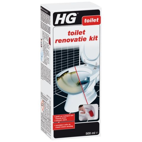 HG HG Toilet renovatie reiniging kit (500 ml)