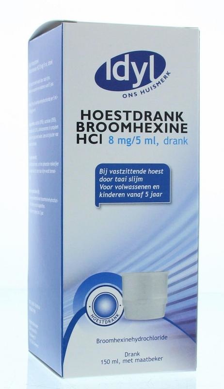 Idyl Hoestdrank broomhexine HCl 8mg/5ml (150 ml)