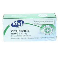 Idyl Cetirizine di HCl 10mg (30 tab)