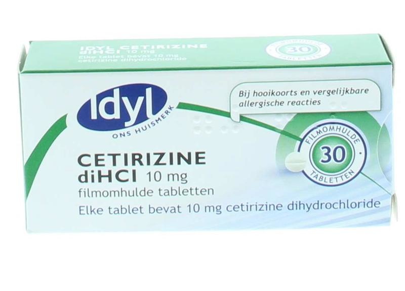 Idyl Idyl Cetirizine di HCl 10mg (30 tab)