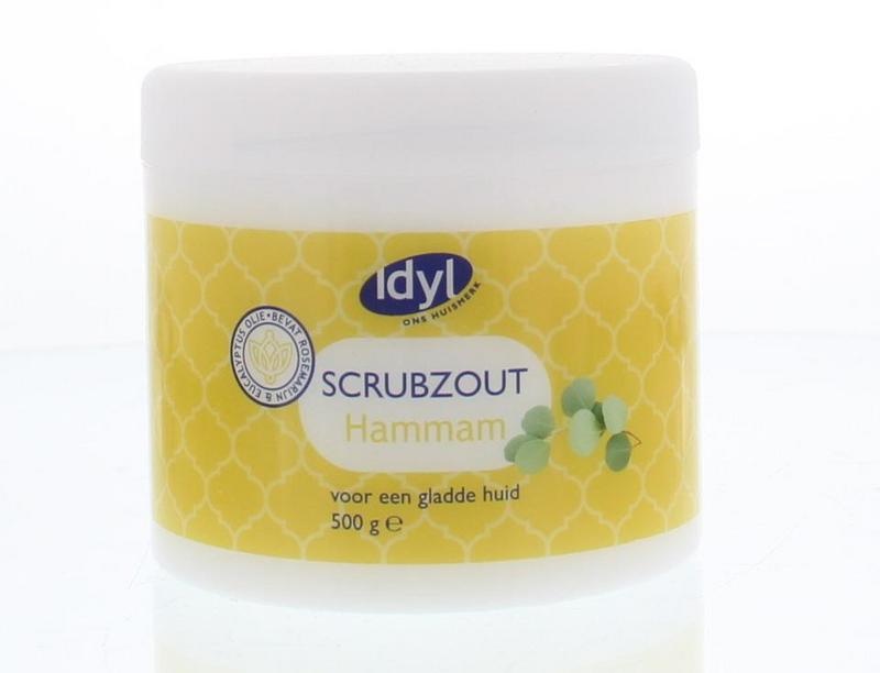 Idyl Idyl Scrubzout hammam rozemarijn eucalyptus (500 gr)