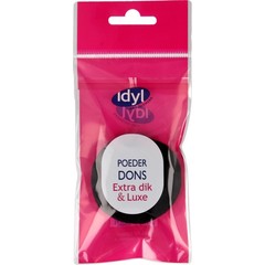 Idyl Poederdons zwart extra dik & luxe (1 st)