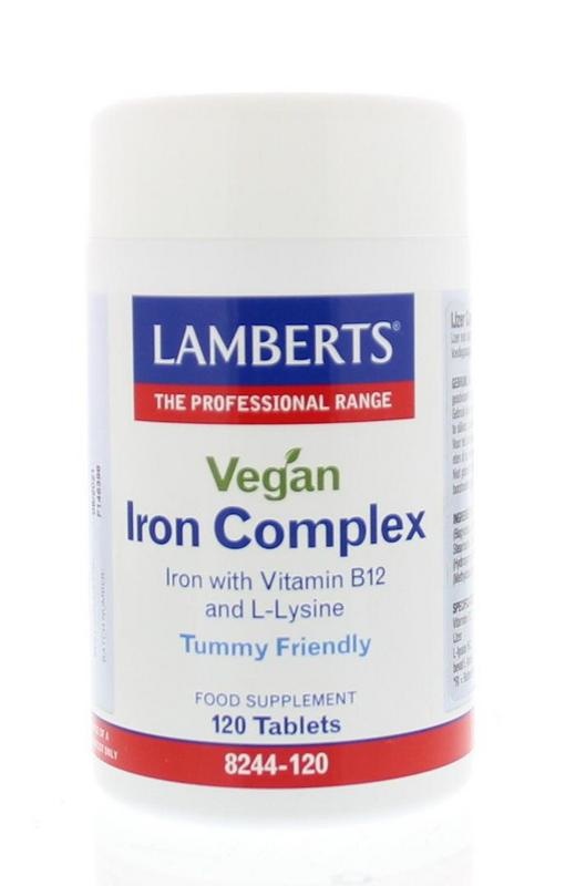 Lamberts Lamberts IJzer complex vegan (120 tab)