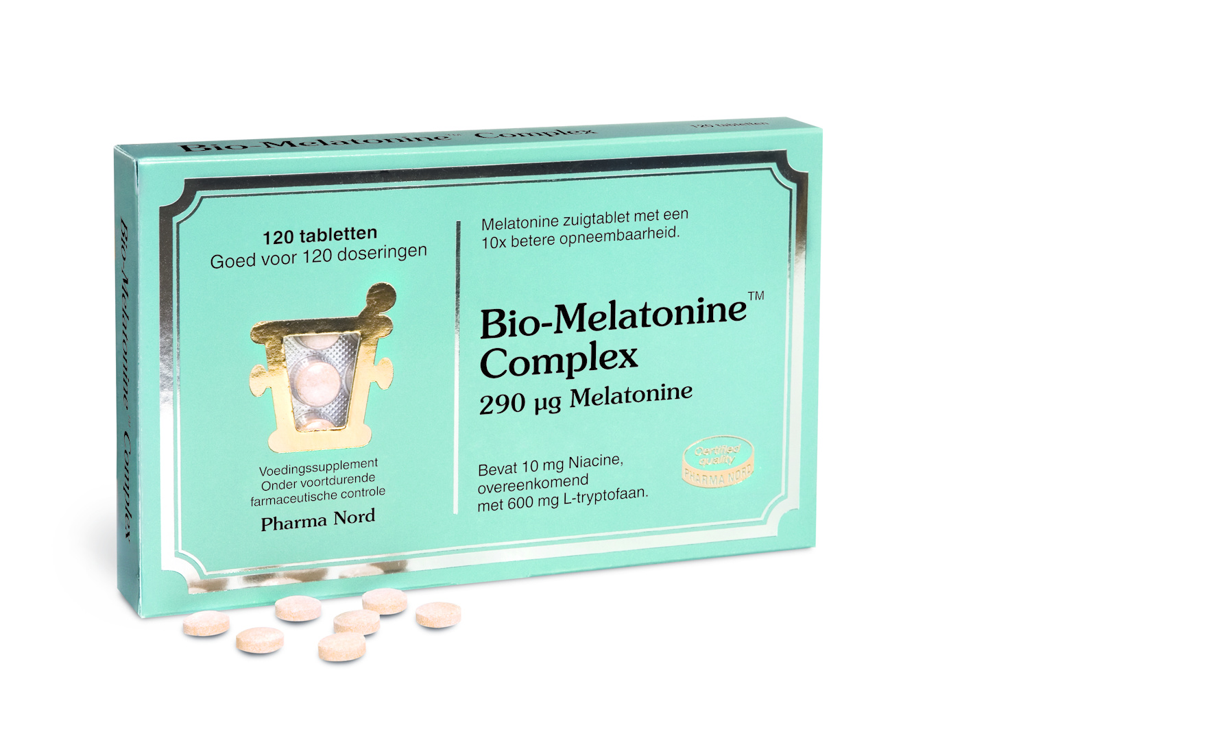 Pharma Nord Pharma Nord Bio melatonine complex 290 mcg (120 zuigtab)