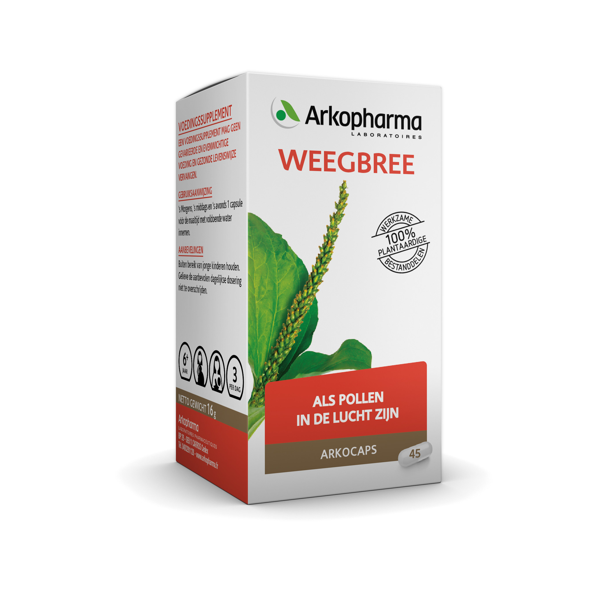 Arkopharma Arkopharma Arkocaps Weegbree (45 caps)