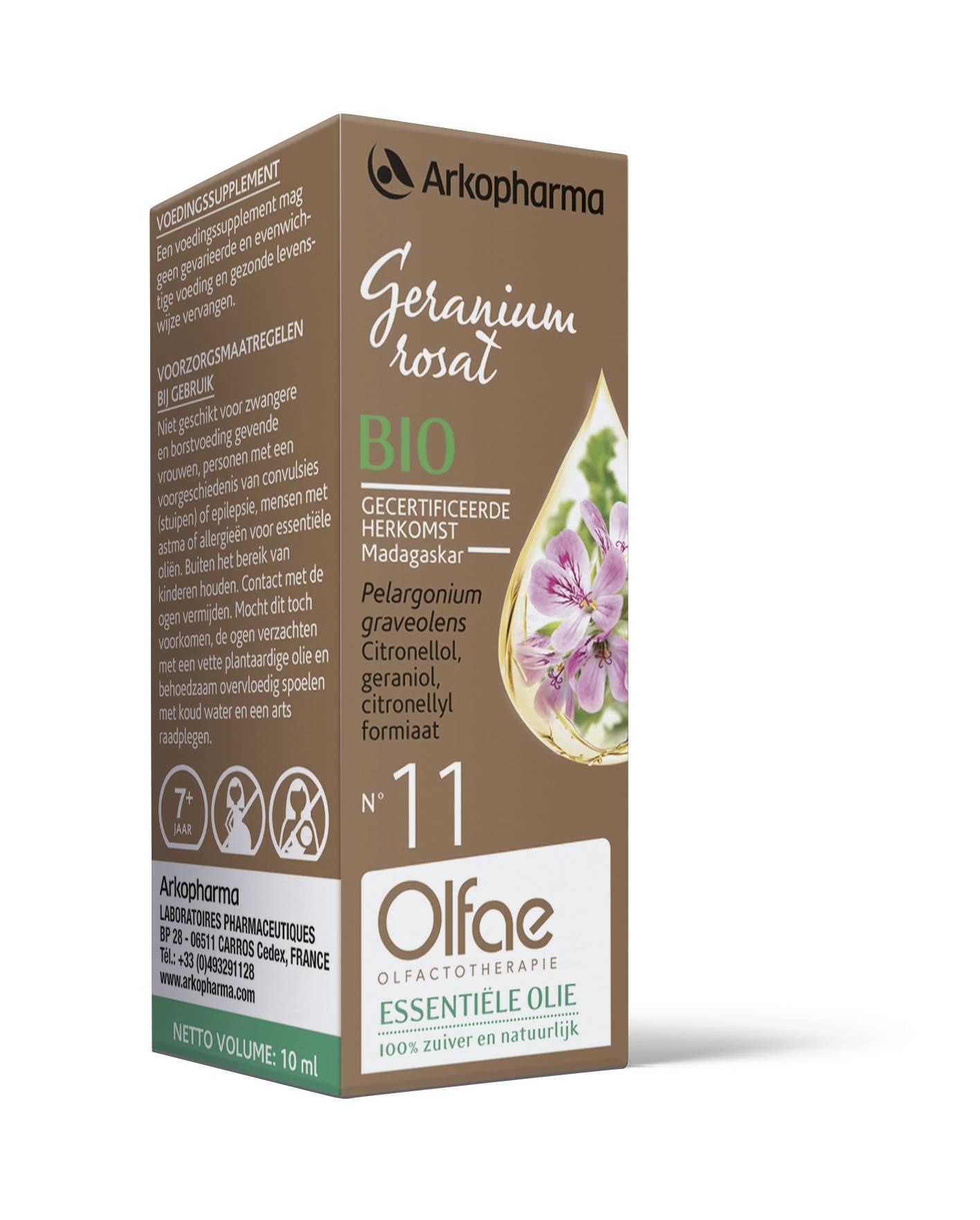 Arkopharma Arkopharma Olfae olie 'Geranium Rosat Bio' 11 (10ml)