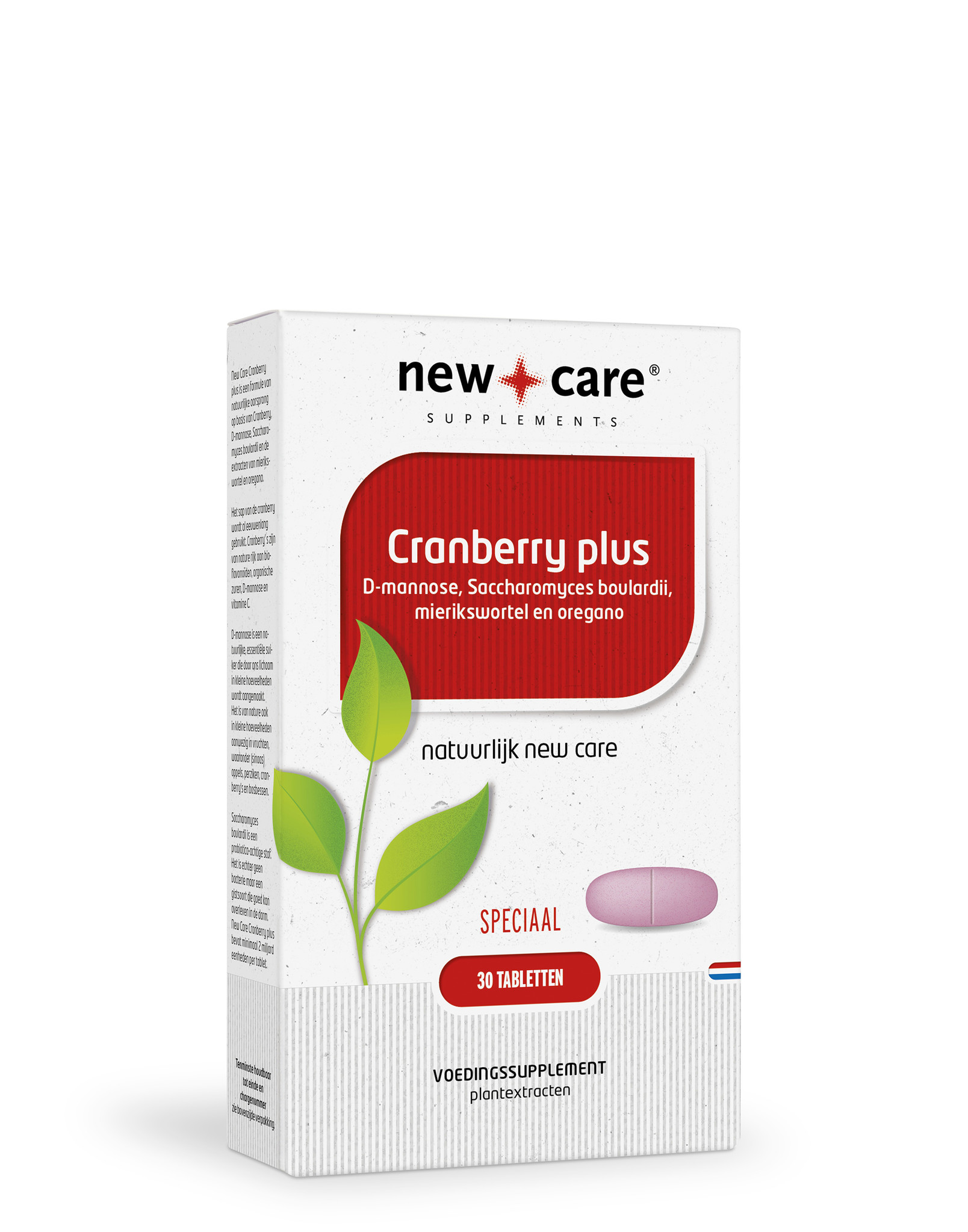 New Care Cranberry plus (30 tabletten) New Care Cranberry plus (30 tabletten)