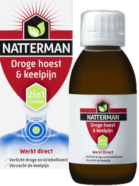 Natterman Natterman Droge hoest & keelpijn (150 ml)