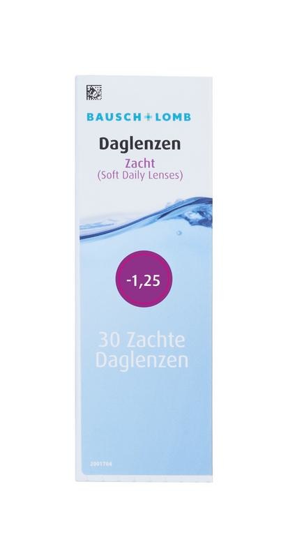 Bausch & Lomb Bausch & Lomb Daglenzen -1.25 (30 st)