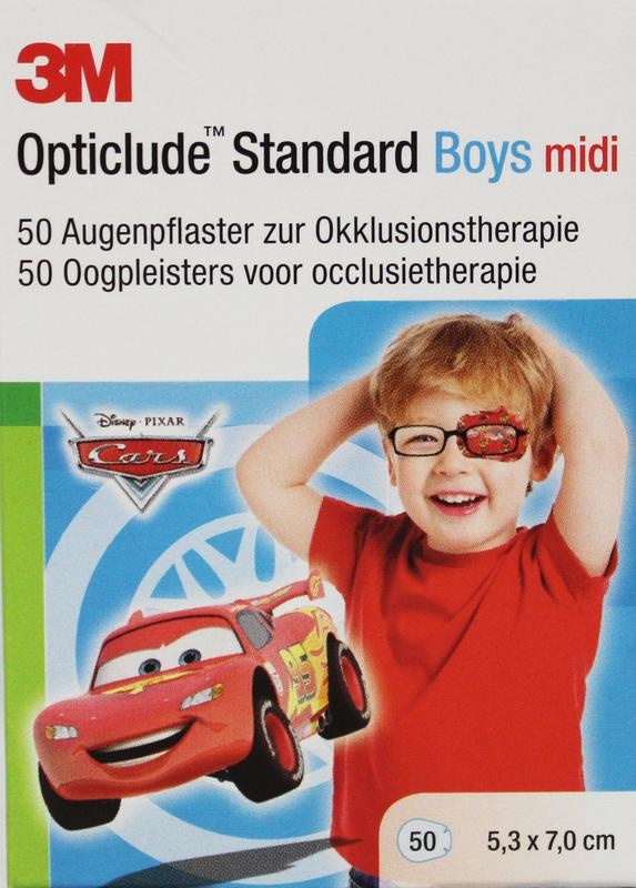 3M 3M Opticlude oogpleister midi boys Disney (50 st)