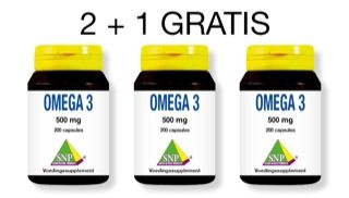 SNP Omega 3 500 mg aktie 2 + 1 (600 capsules)