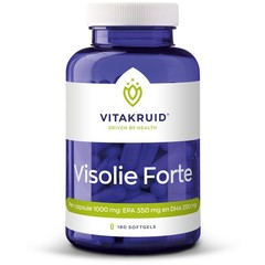 Vitakruid Visolie Forte 1000 mg EPA 35% DHA 25% (180 caps)