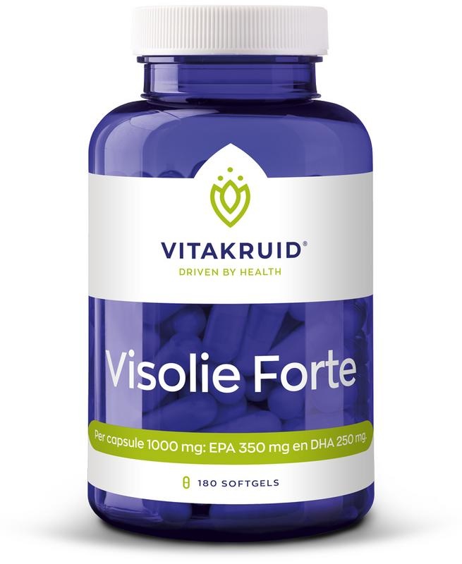 Vitakruid Vitakruid Visolie Forte 1000 mg EPA 35% DHA 25% (180 caps)