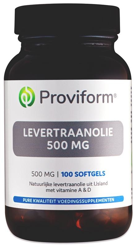 Proviform Proviform Levertraanolie 500 mg (100 Softgels)