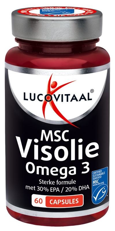 Lucovitaal Lucovitaal MSC visolie omega 3 (60 caps)