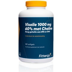 Fittergy Visolie 1000mg 60% met choline (180 Softgels)