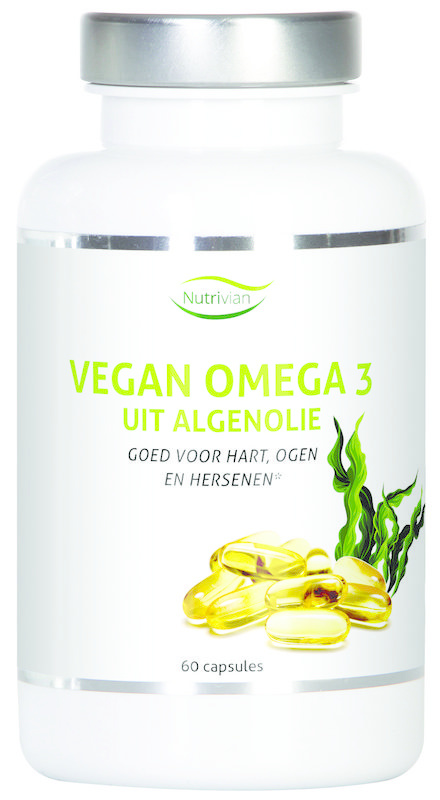 Nutrivian Vegan omega 3 uit algenolie (60 Capsules)