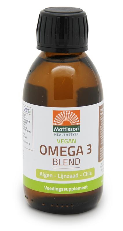 Mattisson Mattisson Vegan omega 3 blend algen-lijnzaad-chia (150 ml)