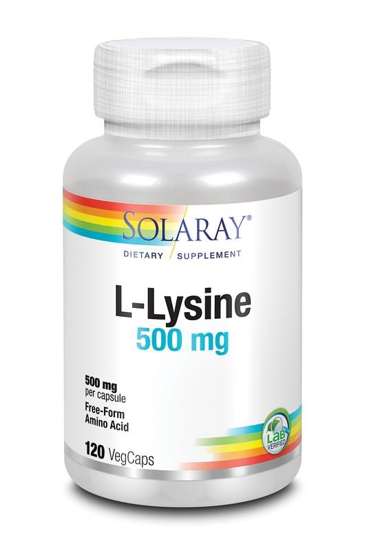 Solaray L-Lysine 500 mg (120 vcaps)
