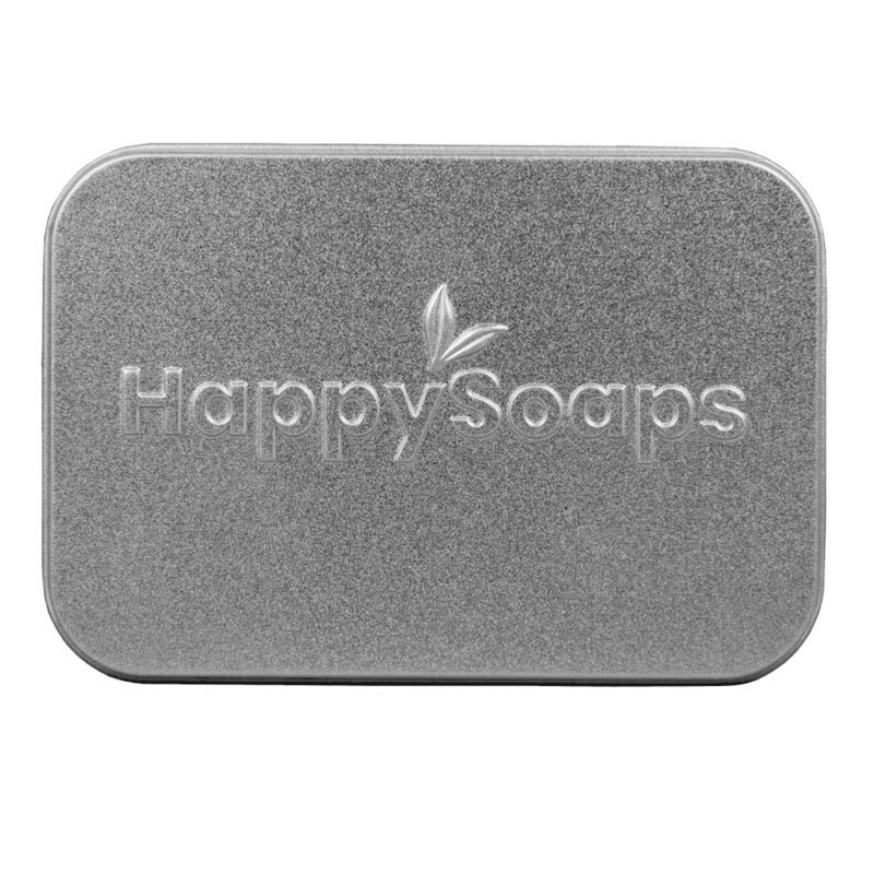 Happysoaps Happysoaps Body bar bewaar- en reis blik (1 st)