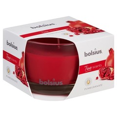 Bolsius Geurglas 63/90 true scents pomegranate (1 stuks)