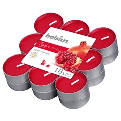 Bolsius True Scents theelichten pomegranate (18 st)