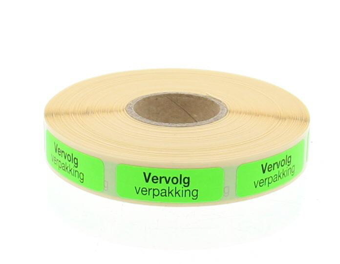 Blockland Blockland Strooketiket vervolg verpakking 30 x 10mm (1000 st)