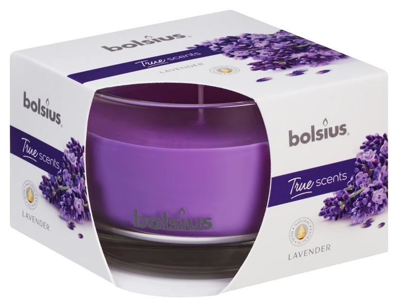 Bolsius Bolsius Geurglas 63/90 true scents lavender (1 st)