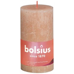 Bolsius Rustiekkaars shine 130/68 misty pink (1 st)