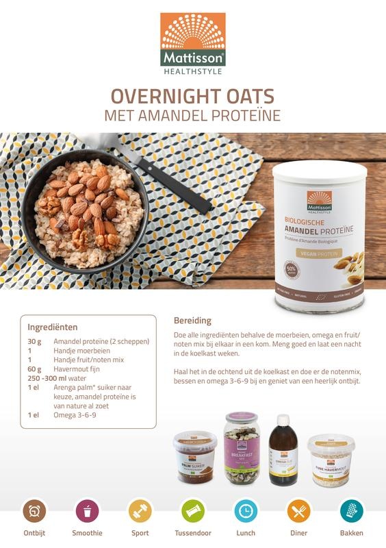 Mattisson Mattisson Receptkaart A5 overnight oats (1 st)