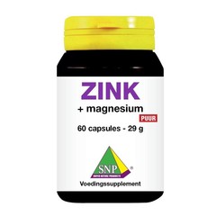 SNP Zink + magnesium puur (60 caps)