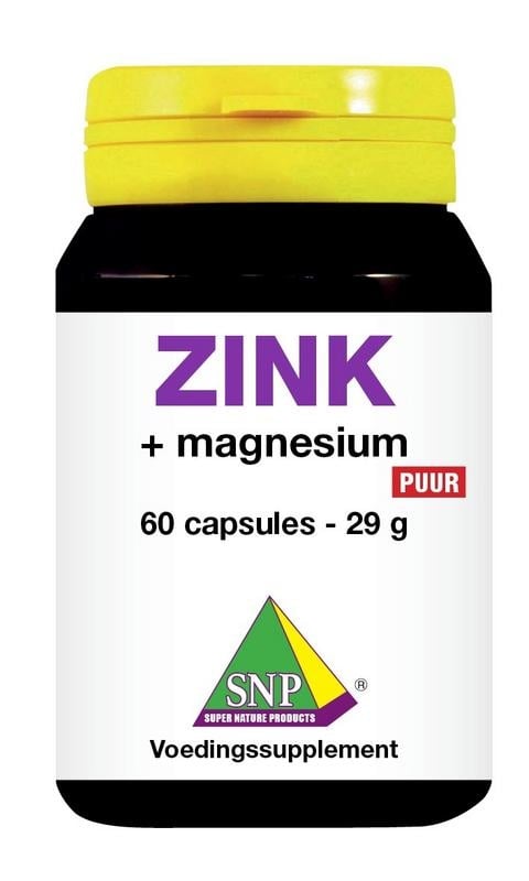 SNP Zink + magnesium puur (60 capsules)