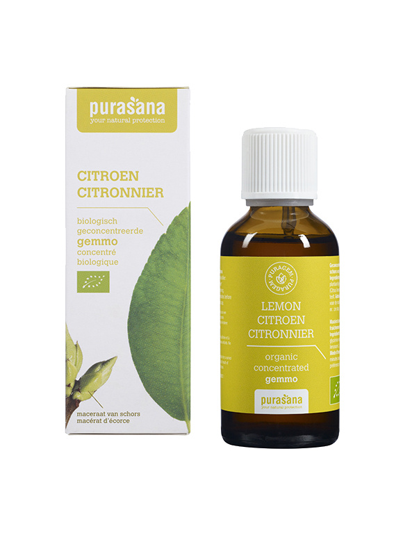 Purasana Purasana Puragem citroen/citronnier bio (50 ml)