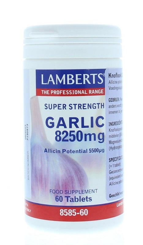 Lamberts Lamberts Knoflook (garlic) 8250mg (60 tab)