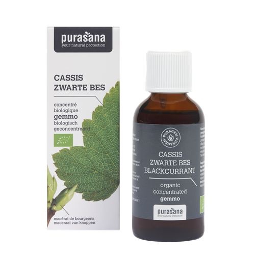 Purasana Puragem zwarte bes/cassis bio (50 ml) Purasana Puragem zwarte bes/cassis bio (50 ml)