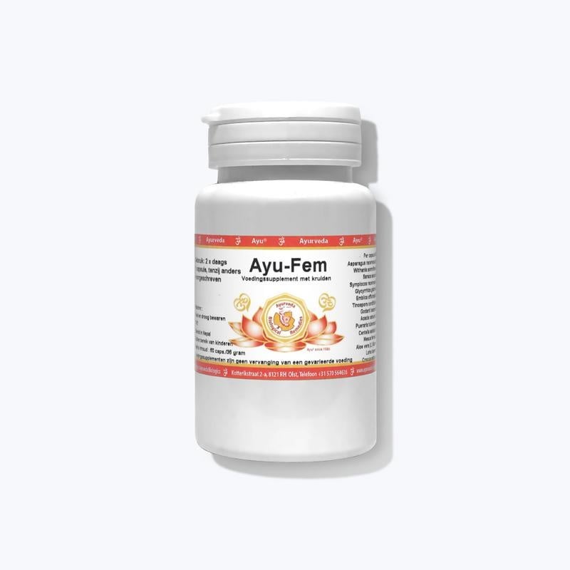 Ayurveda BR Ayu fem 750 mg (60 tabletten)