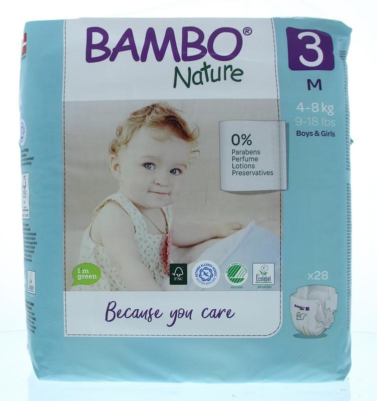 Bambo Babyluier midi 3 4-8kg (28 st)