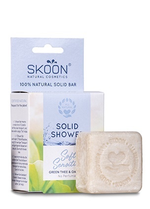 Skoon Solid shower soft & sensitive (90 gram) Skoon Solid shower soft & sensitive (90 gram)