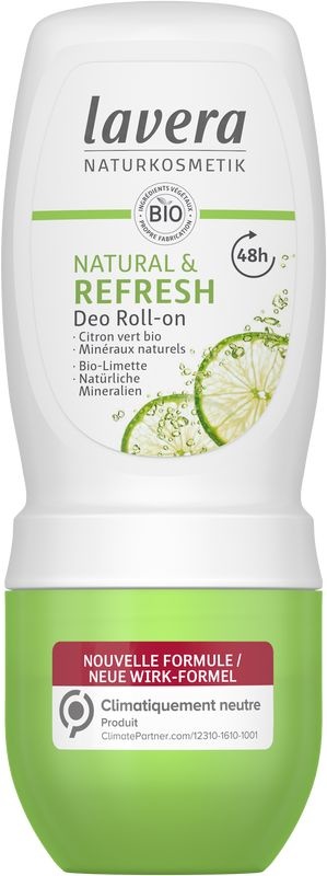 Lavera Lavera Deodorant roll-on natural & refresh bio FR-DE (50 ml)