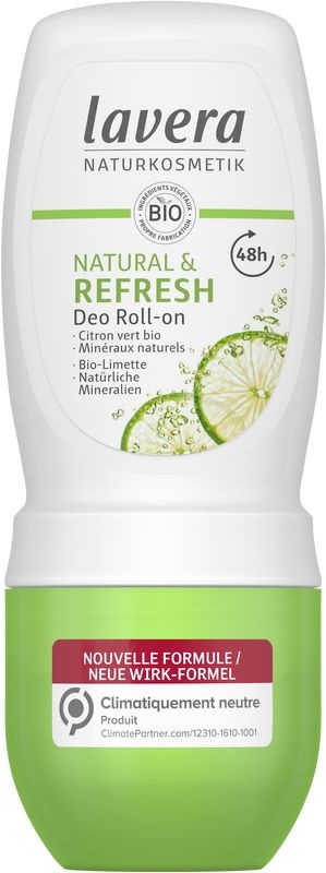 Lavera Lavera Deodorant roll-on natural & refresh bio FR-DE (50 ml)
