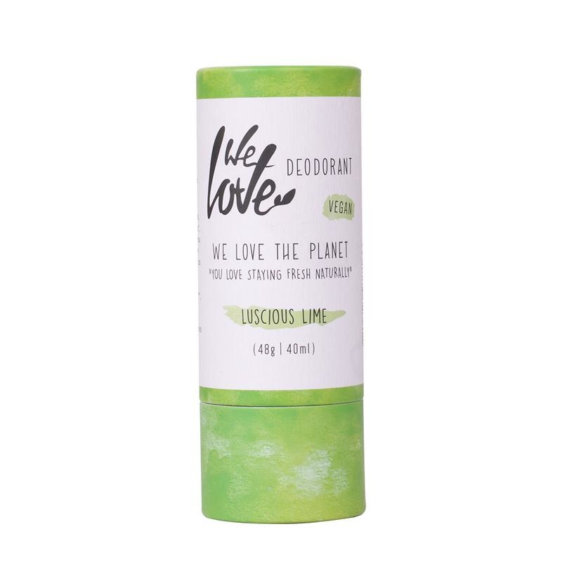 We Love We Love 100% Natural deodorant stick luscious lime (48 gr)
