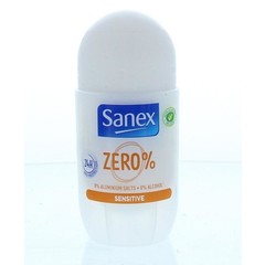 Sanex Deodorant roll-on zero% sensitive (50 ml)