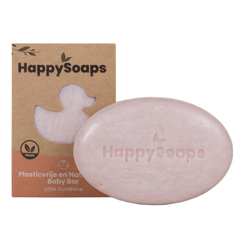 Happysoaps Happysoaps Baby shampoo & body wash little sunshine (80 gr)