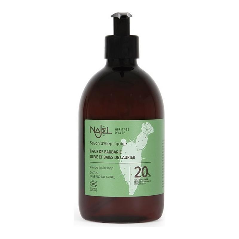 Najel Najel Vloeibare zeep pompfles 20% cactusolie (500 ml)