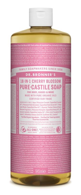 Dr Bronners Dr Bronners Liquid soap cherry blossom (945 ml)