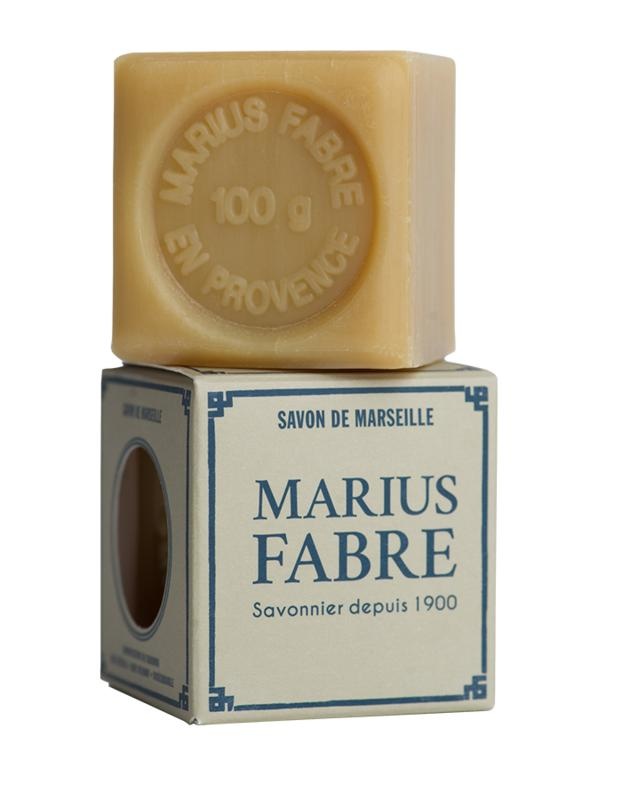 Marius Fabre Savon Marseille zeep in doos blanc (100 gram)