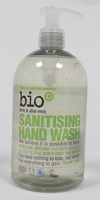 Bio-D Bio-D Handzeep vloeibaar limoen & aloe vera (500 ml)